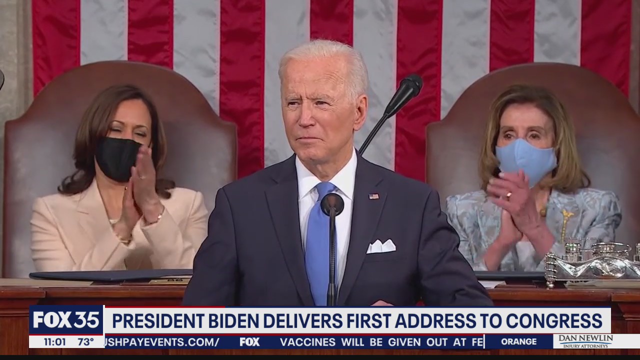 President Biden delivers fist address to Congress