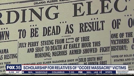Scholarship fund for relatives of 'Ocoee Massacre'