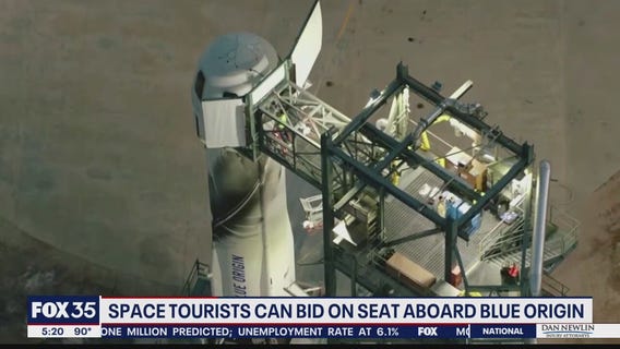 Jeff Bezos' Blue Origin auctioning off seat on its first crewed spaceflight