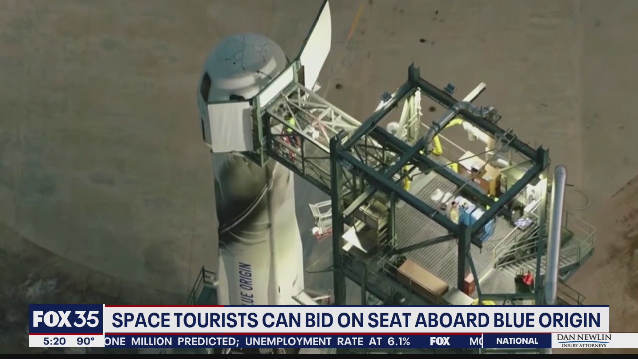 Jeff Bezos' Blue Origin auctioning off seat on its first crewed spaceflight