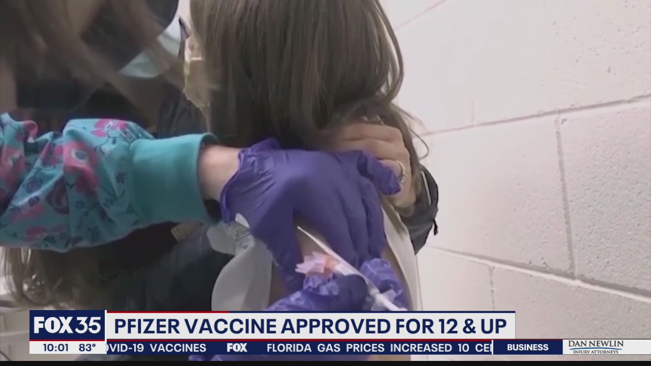 FDA authorizes Pfizer COVID-19 vaccine for kids ages 12 to 15