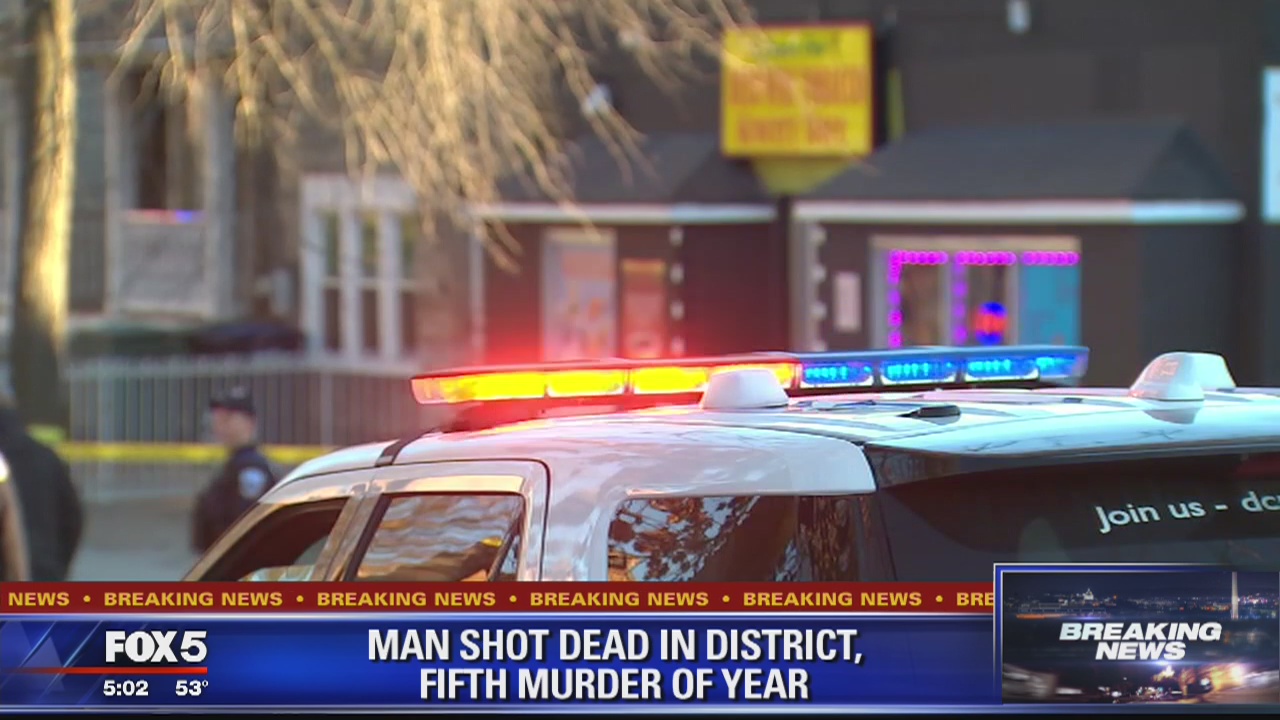 Man shot dead in the District marking 5th murder of the year | FOX 5 DC
