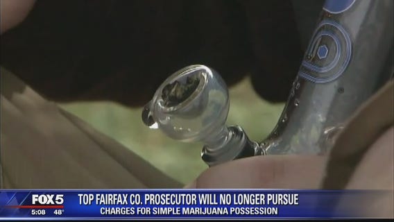 Fairfax County will no longer prosecute simple pot possession