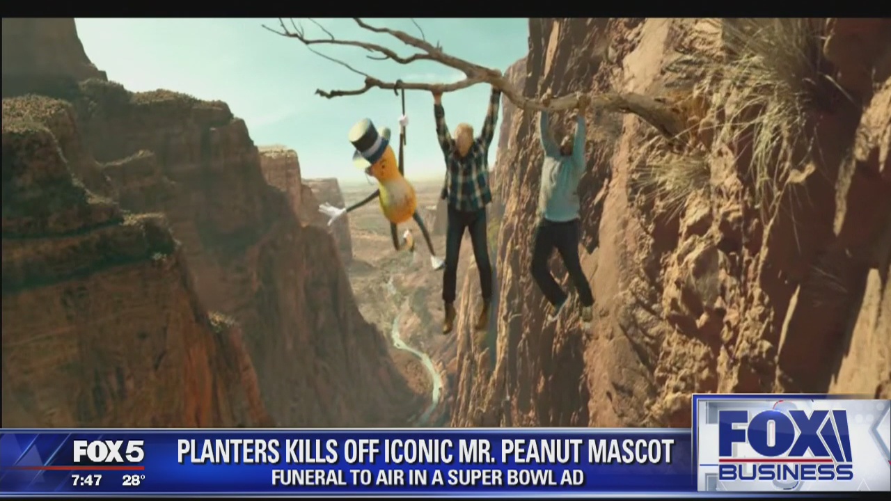 Planters kills off iconic Mr Peanut mascot