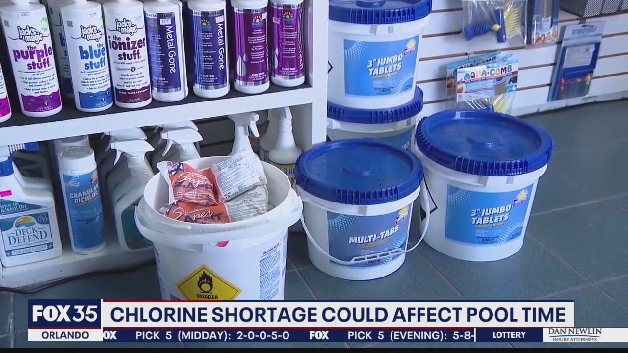 As summer approaches, pool owners face chlorine shortage