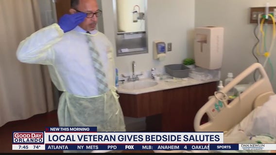 Florida hospice facility gives ill veterans bedside salutes