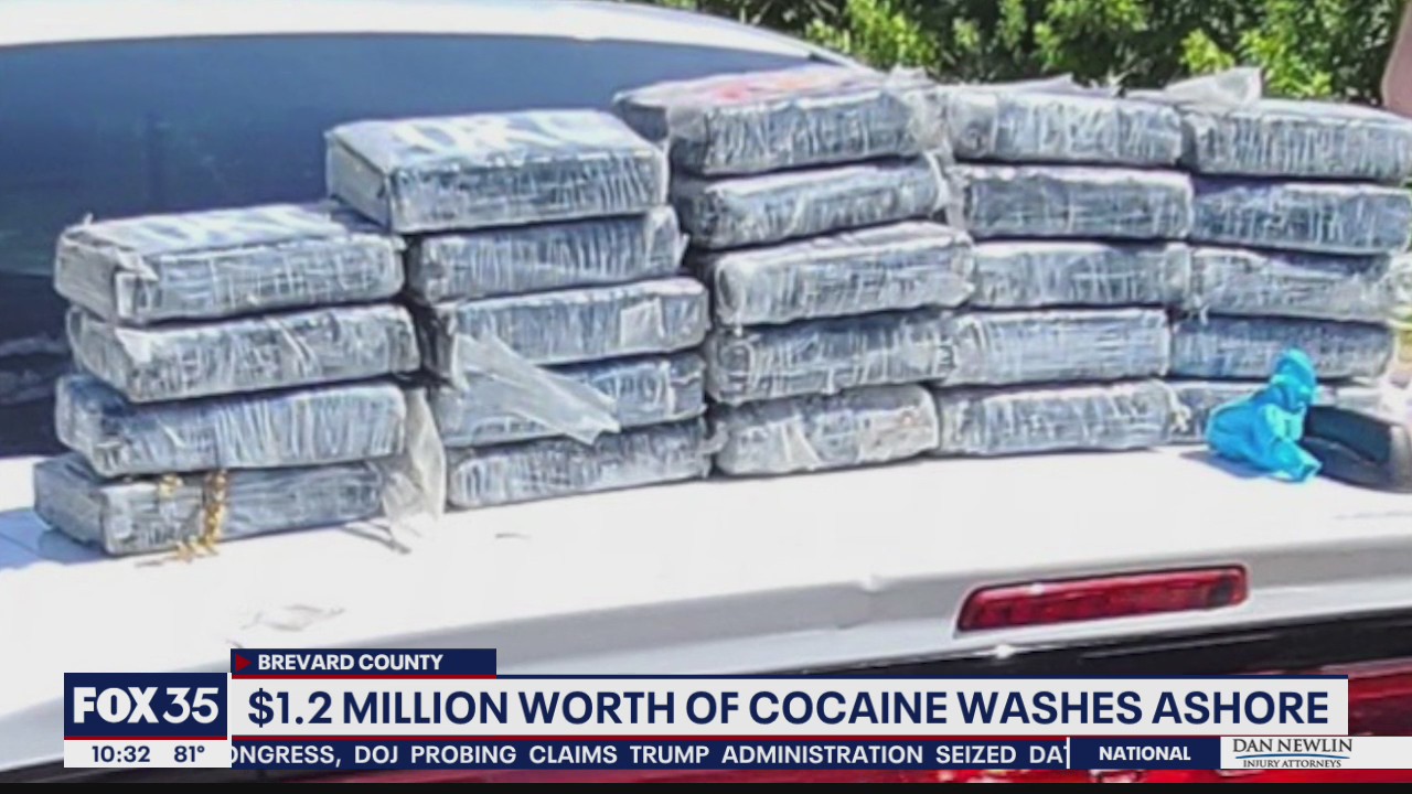 Cocaine washes ashore at Cape Canaveral Space Force Station
