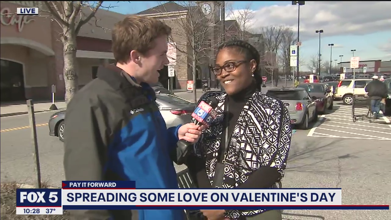 FOX 5 surprises shoppers in Maryland