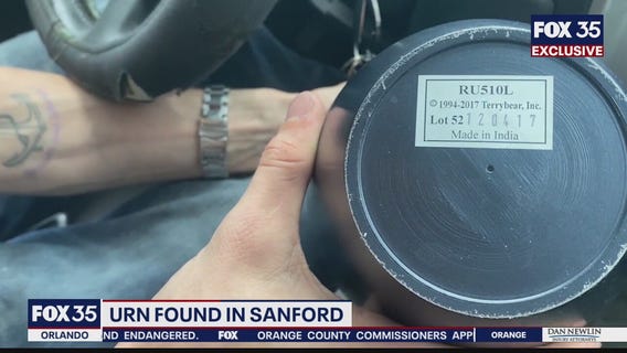 FOX 35 EXCLUSIVE: Man finds urn at Lake Monroe