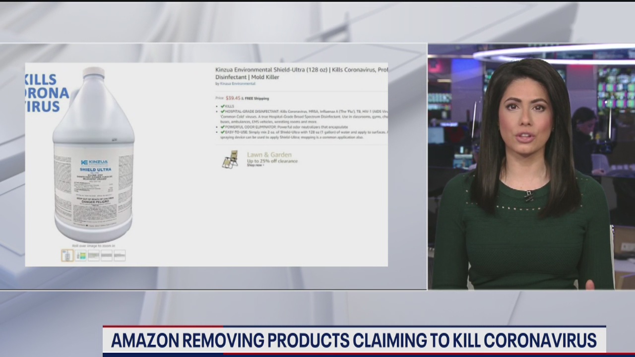 FOX Business Beat: Amazon removing items claiming to cure, treat or prevent the coronavirus