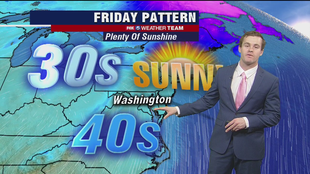 Cold temperatures in the 30s Friday; mild weekend with plenty of ...