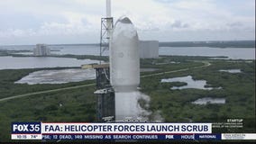FAA: Helicopter forces launch scrub