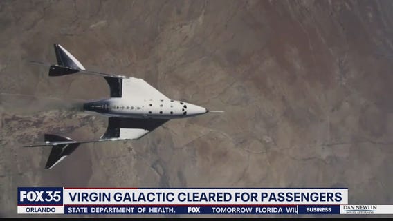 Virgin Galactic cleared by FAA to fly passengers into space