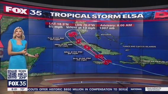 Tracking Elsa: NHC releases new track on Tropical Storm Elsa as it slows down