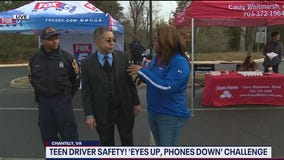 Teen driver safety! 'Eyes Up, Phones Down' challenge