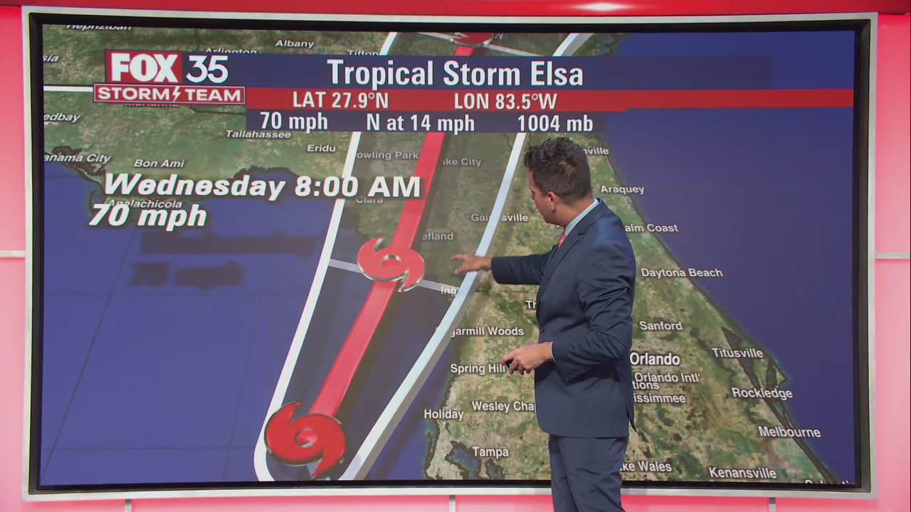 Tracking the Tropics: Elsa weakens ahead of mid-morning landfall