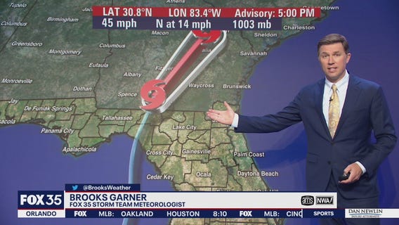 Tropical Storm Elsa moving into Georgia accompanied by heavy rain, tornadoes