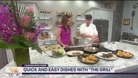 Cooking with Como! Tasty tzatziki and lamb skewers from The Grill