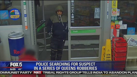Armed suspect in string of robberies wanted