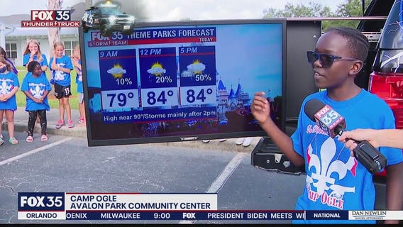 FOX 35 Storm Team Thunder Truck Summer Camp Tour