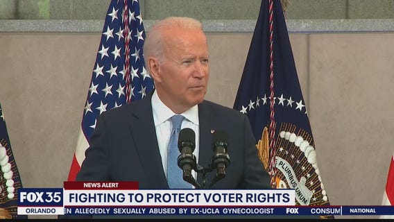 Biden calls on GOP to protect voting rights