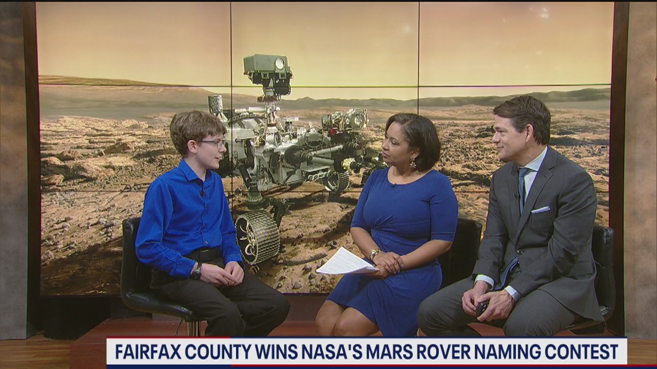 Fairfax Co student wins NASA Mars Rover naming contest