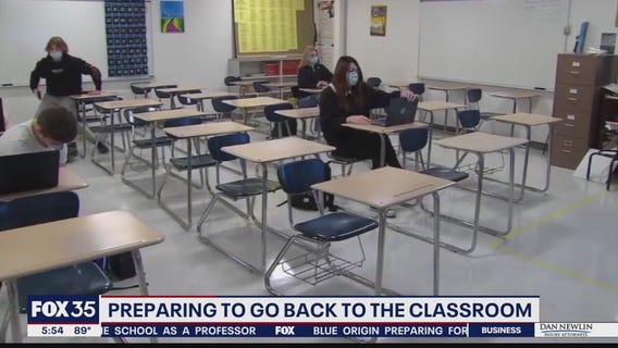 Preparing to go back to the classroom