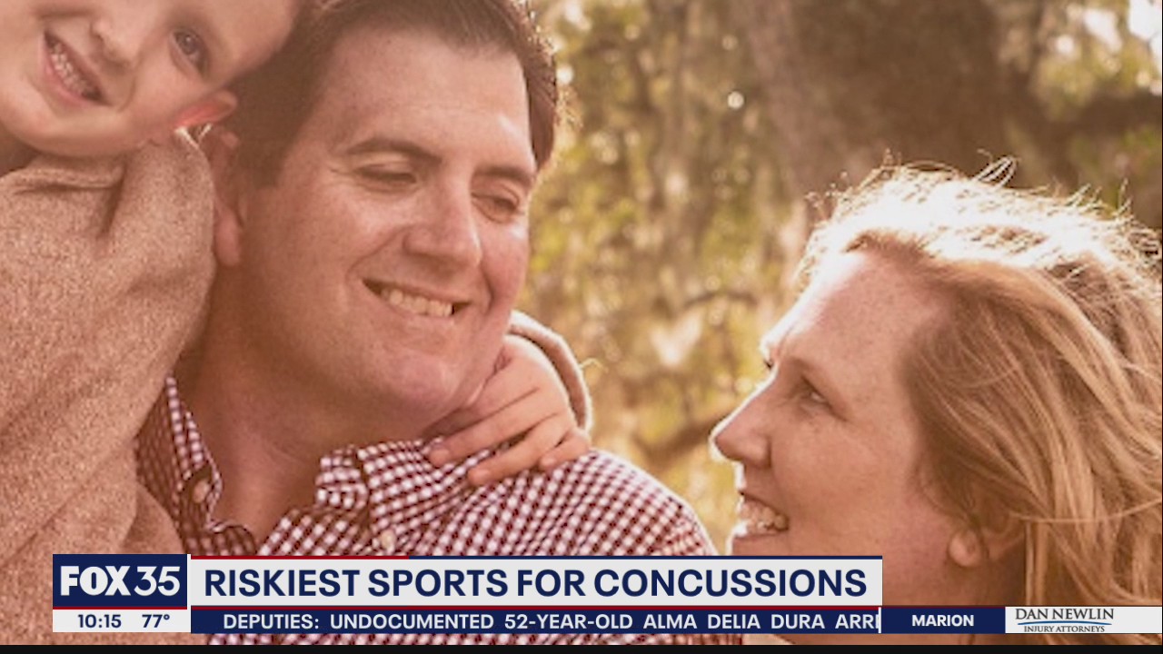 Teacher whose husband died of traumatic brain injury warns others