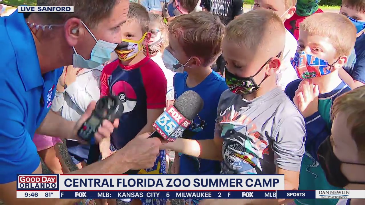 FOX 35 Storm Team Thunder Truck at the Central Florida Zoo