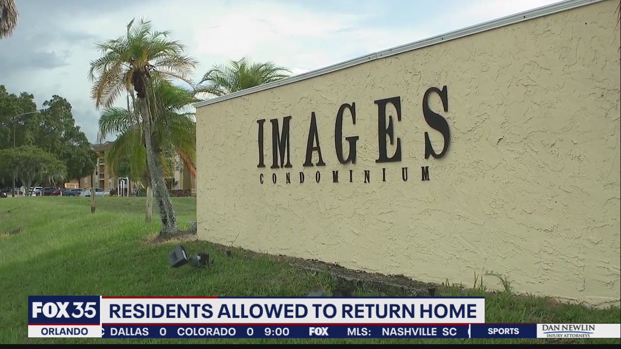 Residents allowed to return to complex with areas deemed unsafe