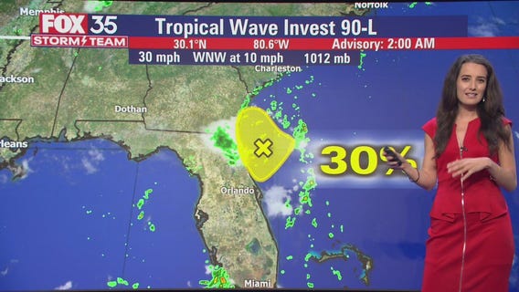 Tracking the Tropics: System to bring rain to Florida Monday