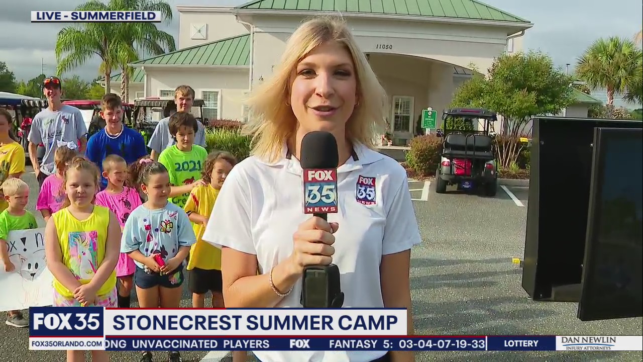 FOX 35 Storm Team Thunder Truck Summer Camp Tour