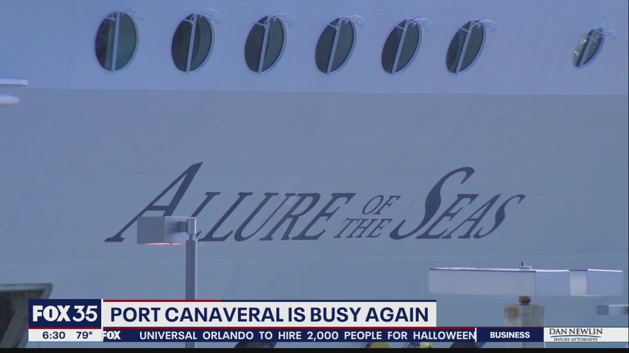 Royal Caribbean's 'Allure of the Seas' returns to Port Canaveral after test cruise