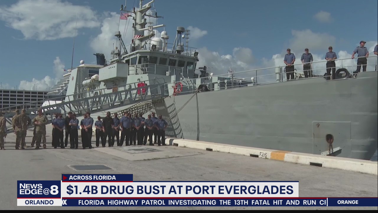 Coast Guard offloads $1.4 billion worth of cocaine, marijuana in South Florida