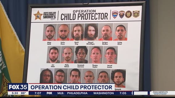 Polk sheriff: 17 arrested in undercover child predator sting