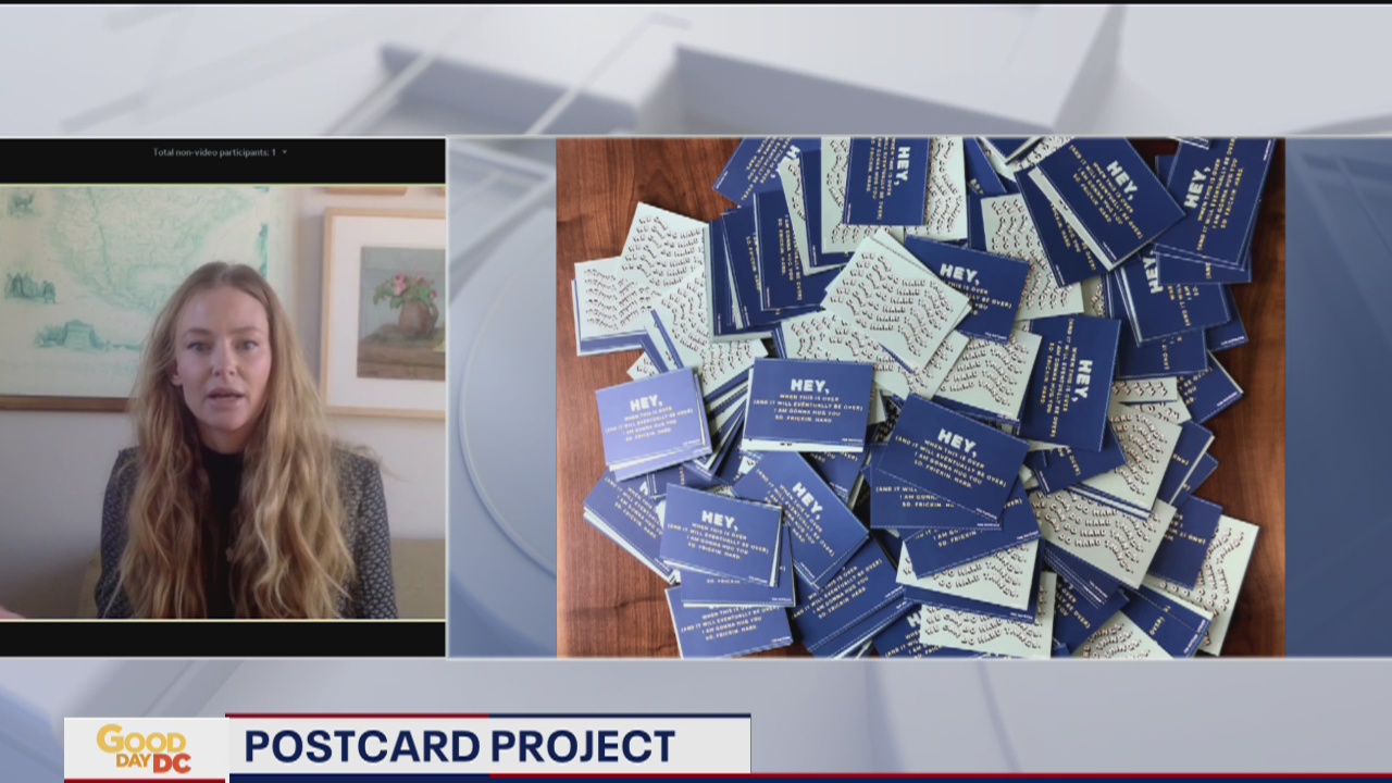 Postcard project amid at helping unemployed amid coronavirus