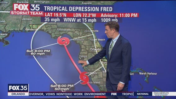 Tracking the Tropics: Tropical Depression Fred