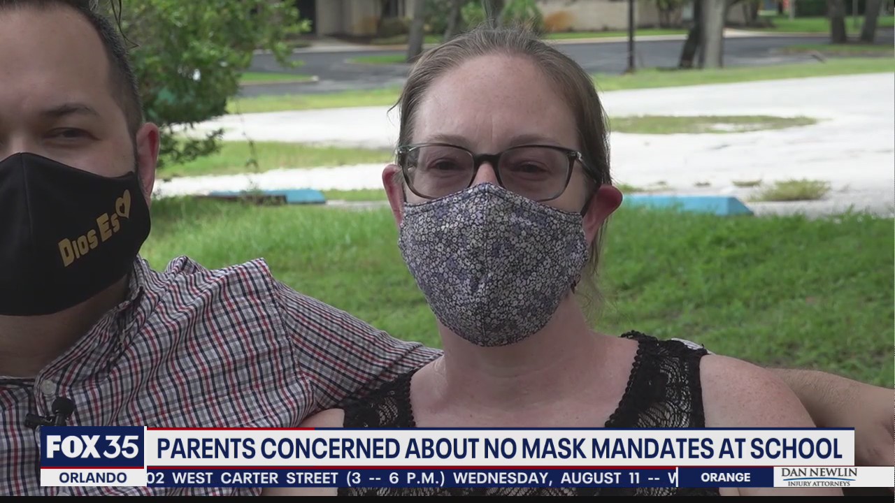 Parents concerned about no mask mandates at school
