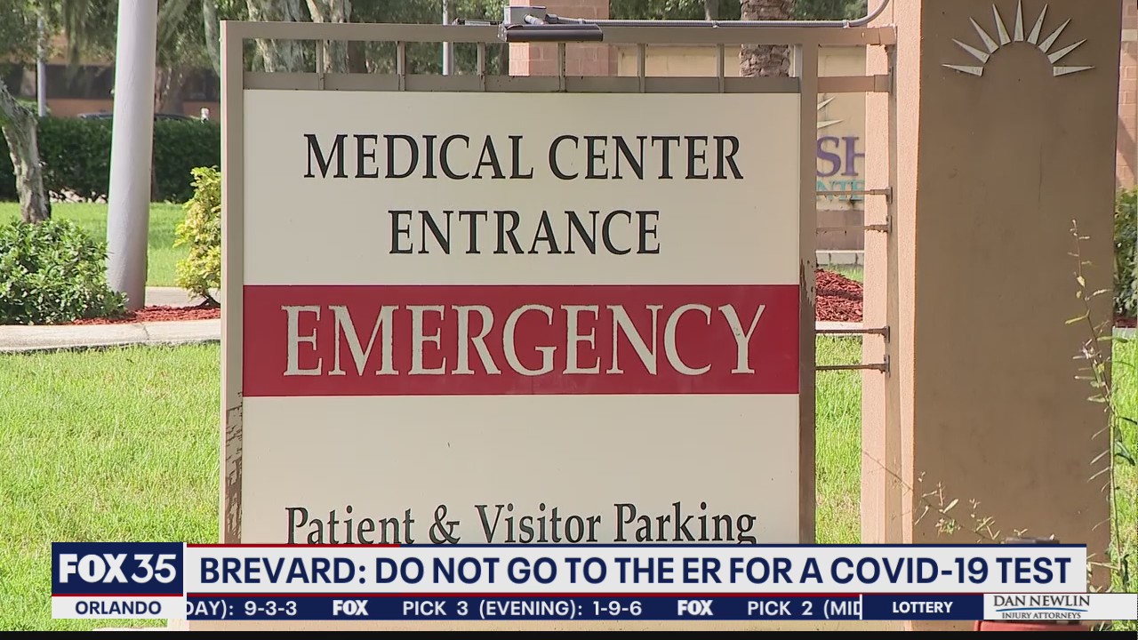 Brevard County: Do not go to ER for COVID-19 test