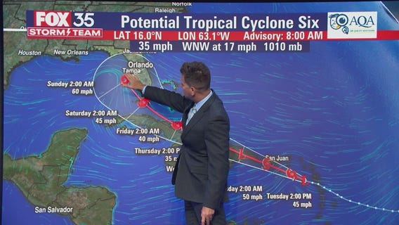 Tropical Storm Fred likely to form on Tuesday