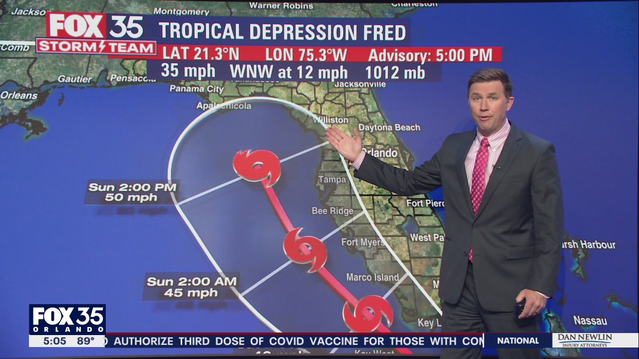 Tracking the Tropics: Tropical Depression Fred