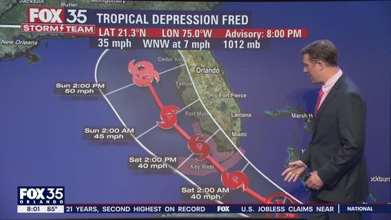 Tracking the Tropics: Fred slows down off coast of Cuba