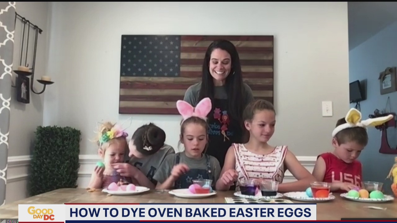 How to DIY oven baked Easter eggs
