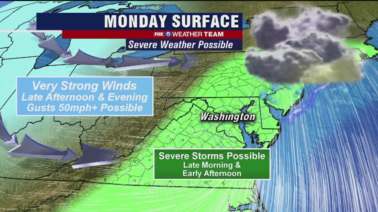FOX 5 Weather forecast for Monday, April 13 | FOX 5 DC
