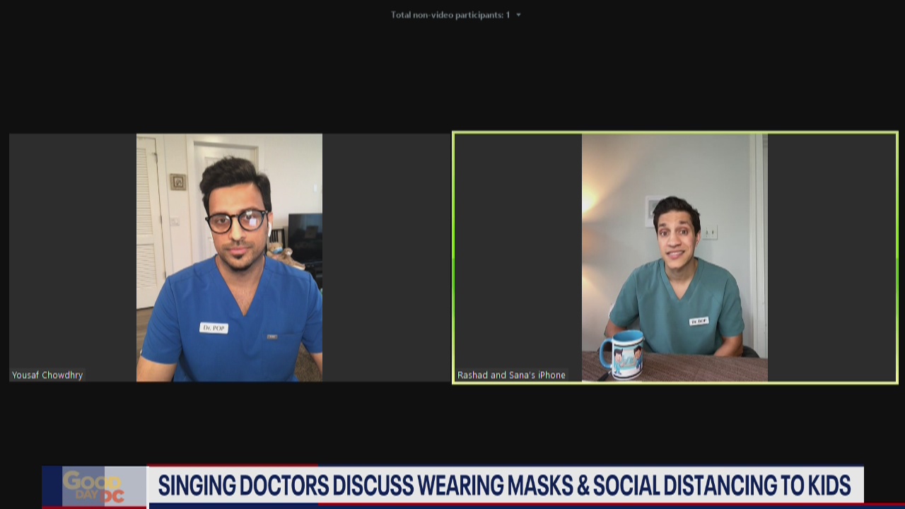 Doctors Bop N Pop talk wearing masks, social distancing to kids