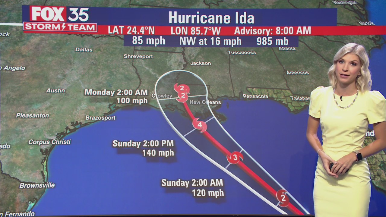 'Life-altering' Ida targets Gulf Coast landfall; new tropical depression forms