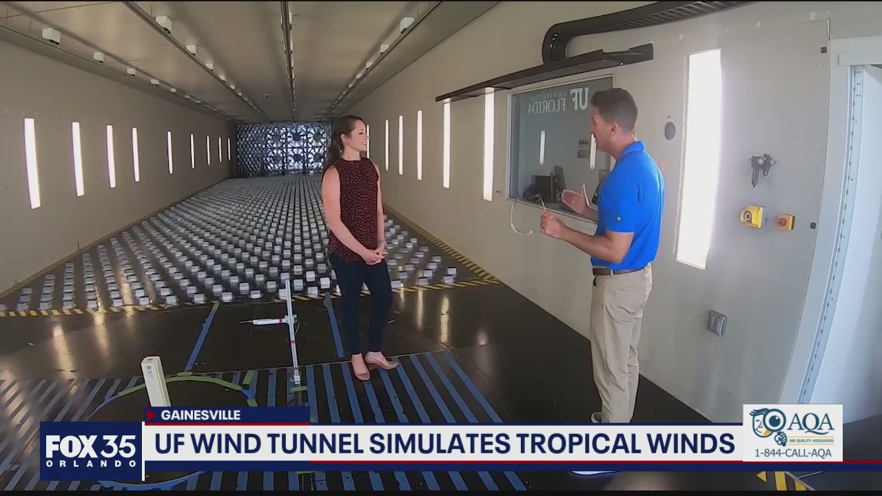 UF wind tunnel simulates tropical winds