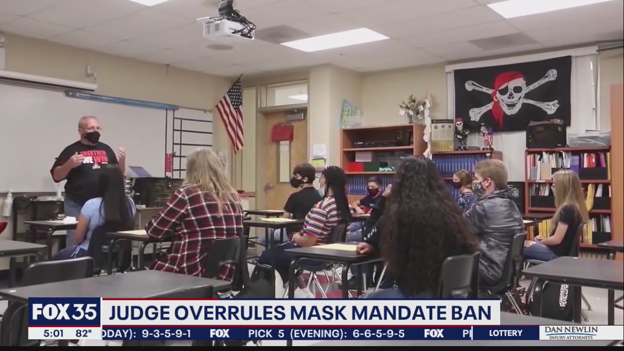 Judge blocks Florida governor?s order banning mask mandates
