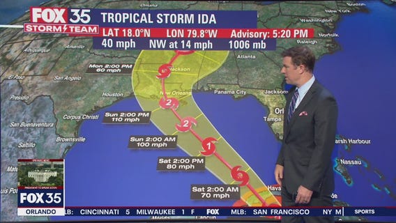 Tracking the Tropics: Tropical Storm Ida forms