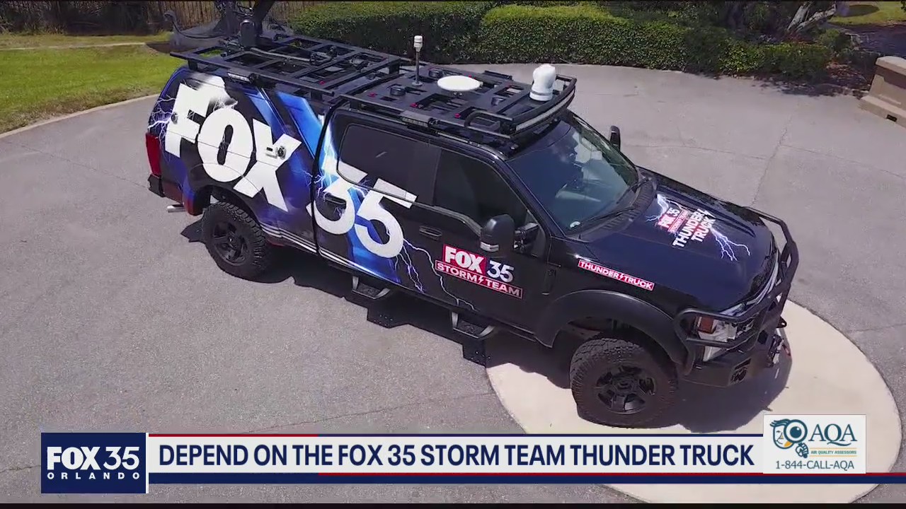 Depend on the FOX 35 Storm Team Thunder Truck